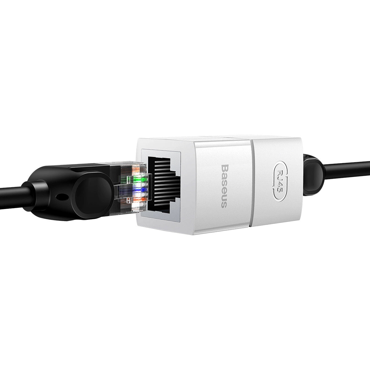Netværkskopling Ethernet RJ-45 kabelforbindelse Baseus AirJoy Series 10 stykker - hvid