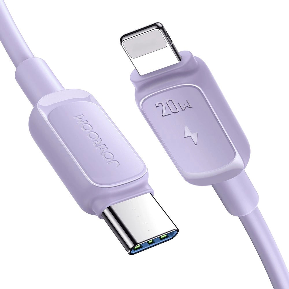 Joyroom Multi-Color Series A14 USB-C / Lightning 20W Kabel 1,2 m - Purple