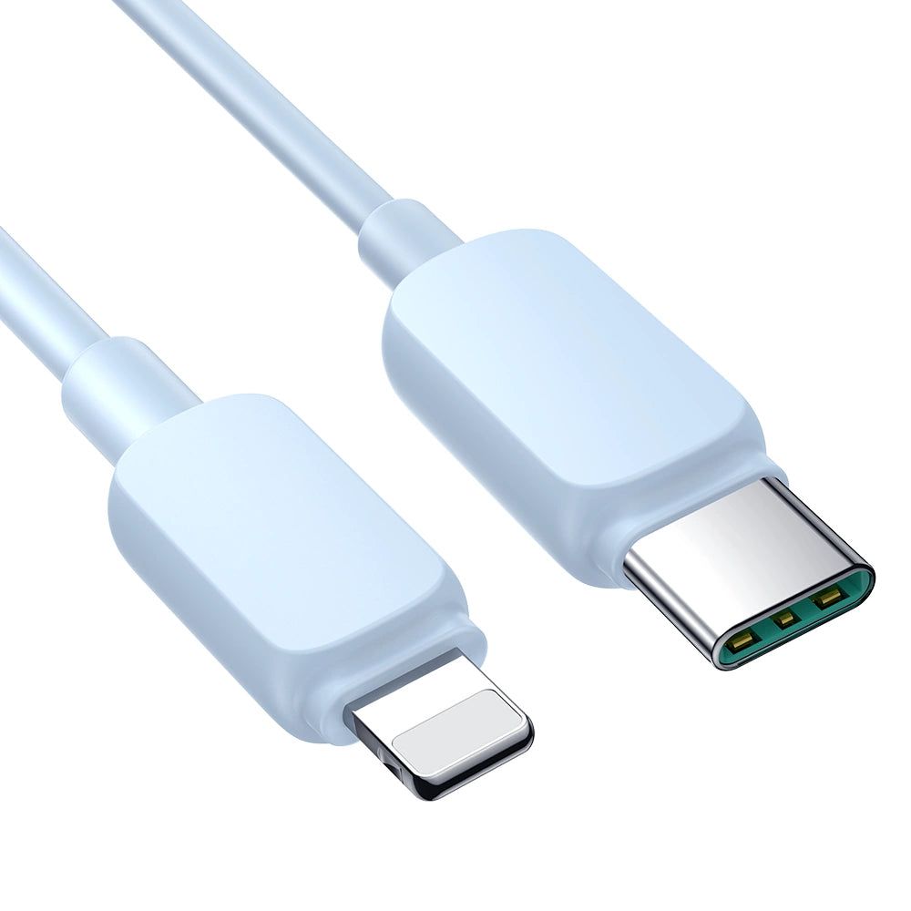 Joyroom Multi-Color Series A14 USB-C / Lightning 20W Kabel 1,2 m - Blå