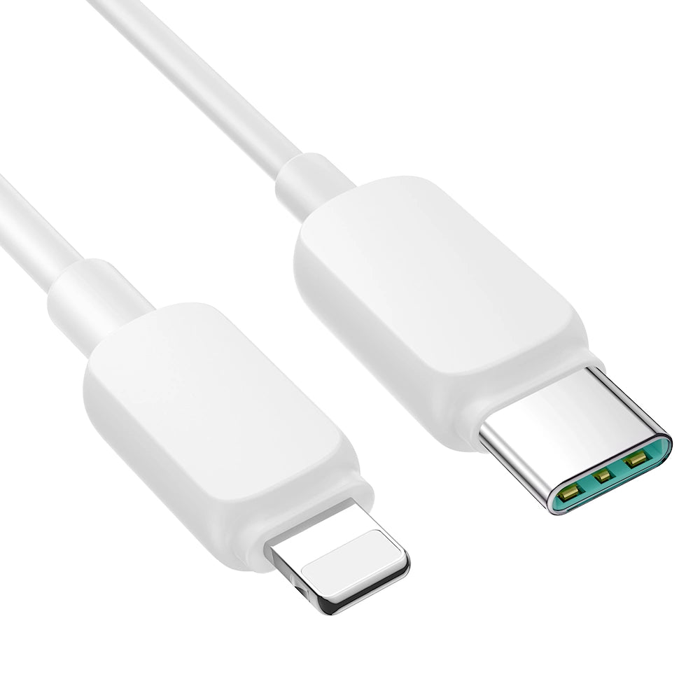 Joyroom Multi-Color Series A14 USB-C / Lightning 20W kabel 1,2 m - hvid