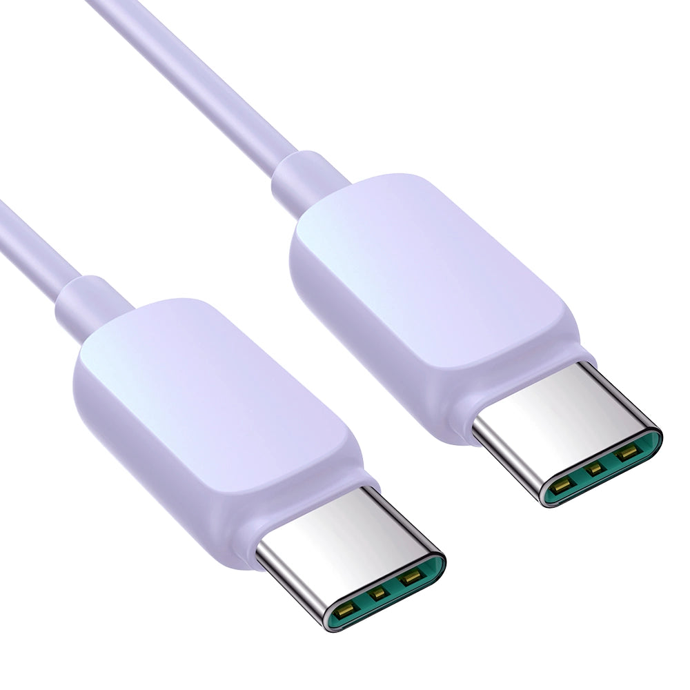 Joyroom Multi-Color Series A14 USB-C / USB-C 100W Kabel 1,2m - Purple