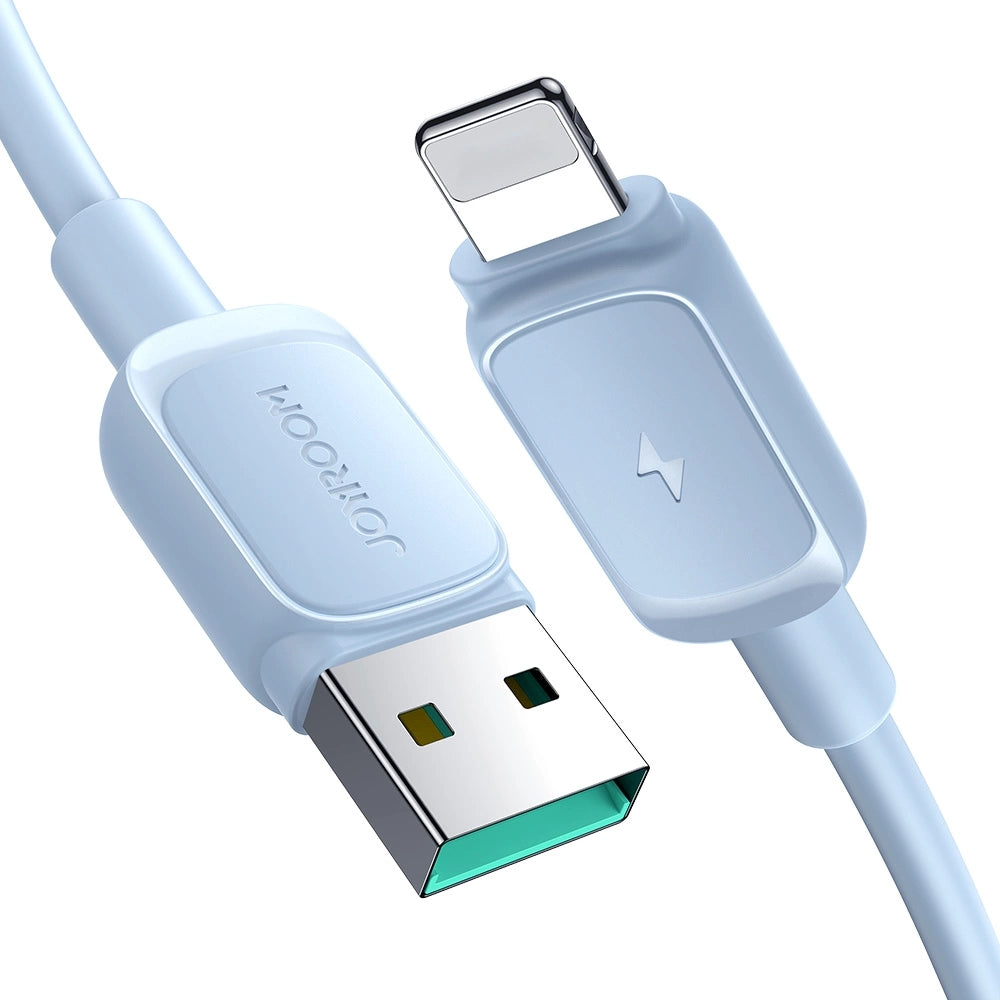 Joyroom Multi-Color Series A14 Lightning / USB-A 2.4A 1,2 m kabel - blå