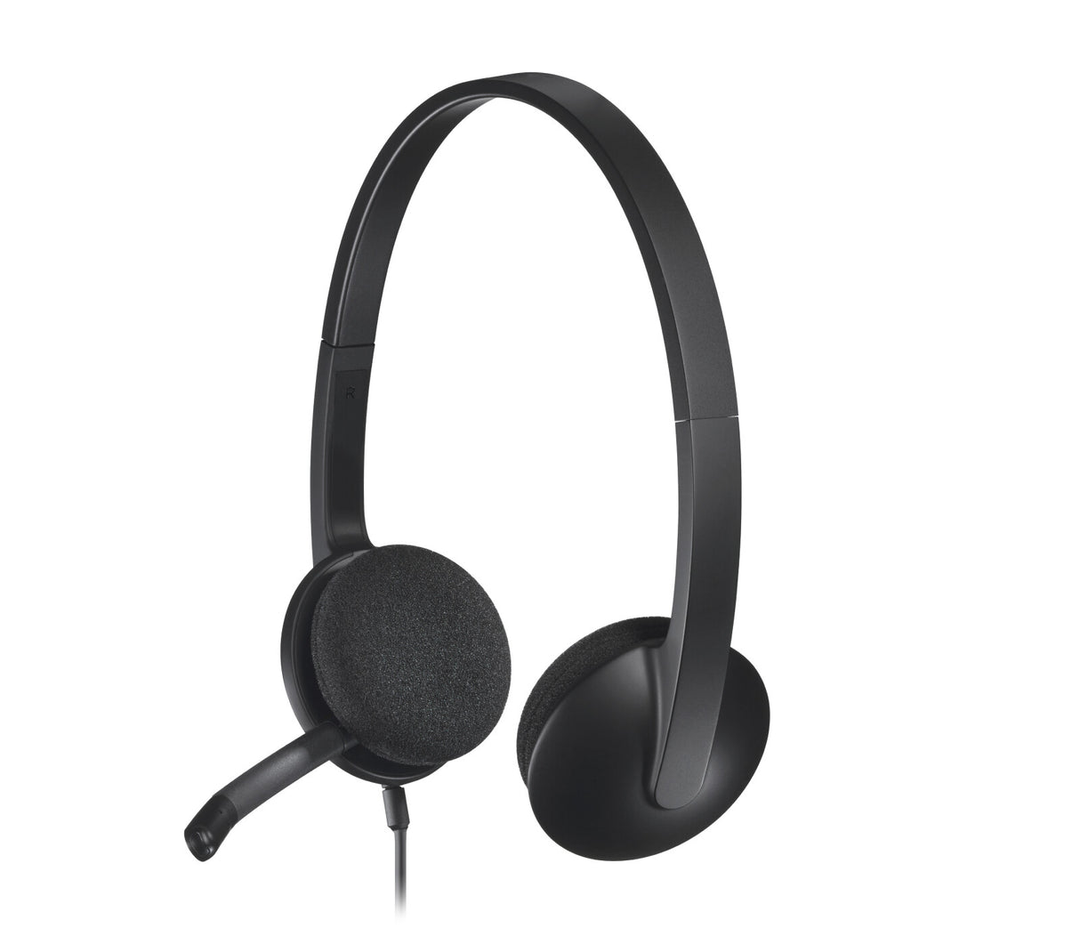 Logitech H340 USB Headset Ledningsført Kontor/Callcenter USB Type-A Sort