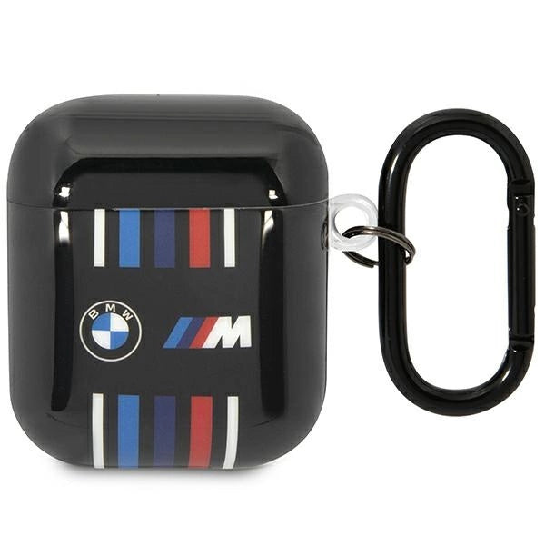 BMW BMA222SWTK AirPods 1/2 cover sort/sort Flere farvede linjer