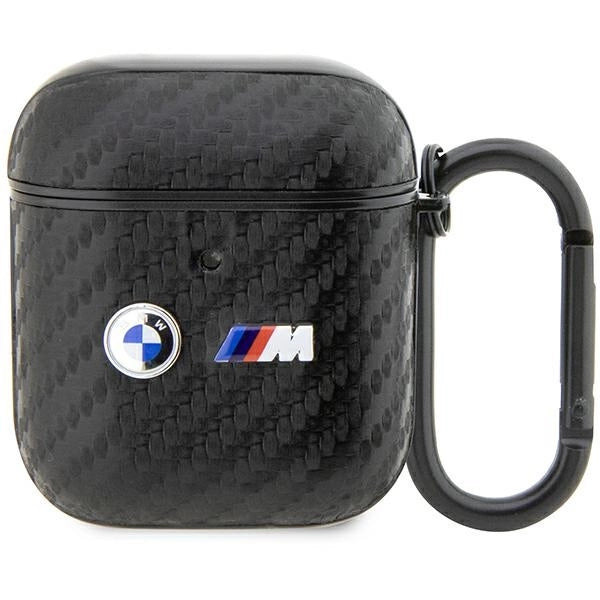 BMW BMA2WMPUCA2 AirPods 1/2 cover sort/sort Carbon Double Metal Logo