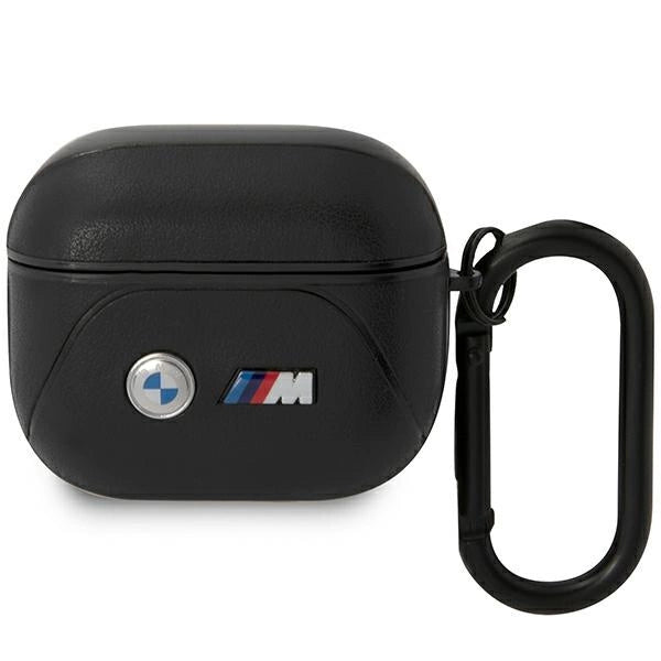 BMW BMA322PVTK AirPods 3 gen cover sort/sort læder Curved Line