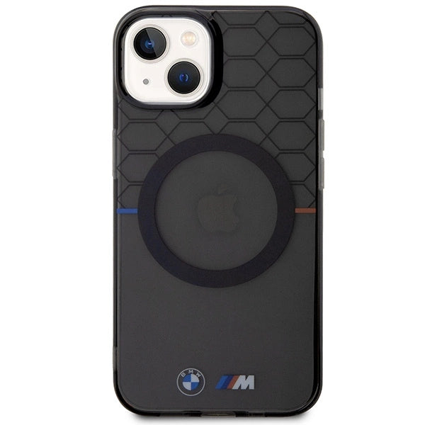 Case BMW BMHMP14SHGPK iPhone 14 6,1" grå/grå mønster MagSafe