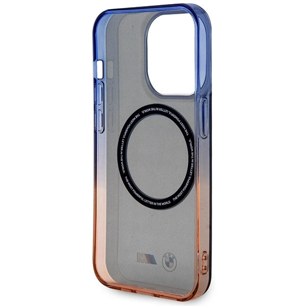 Case BMW BMHMP14XHTGE iPhone 14 Pro Max 6.7" grå/grå hardcase Gradient Bumper MagSafe
