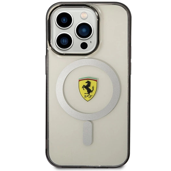 Ferrari FEHMP14LURKT iPhone 14 Pro 6.1" klar/gennemsigtig hardcase Outline Magsafe