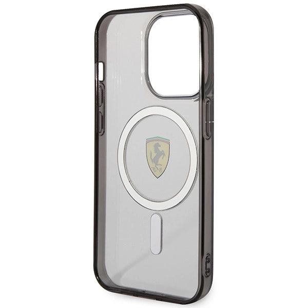 Ferrari FEHMP14LURKT iPhone 14 Pro 6.1" klar/gennemsigtig hardcase Outline Magsafe