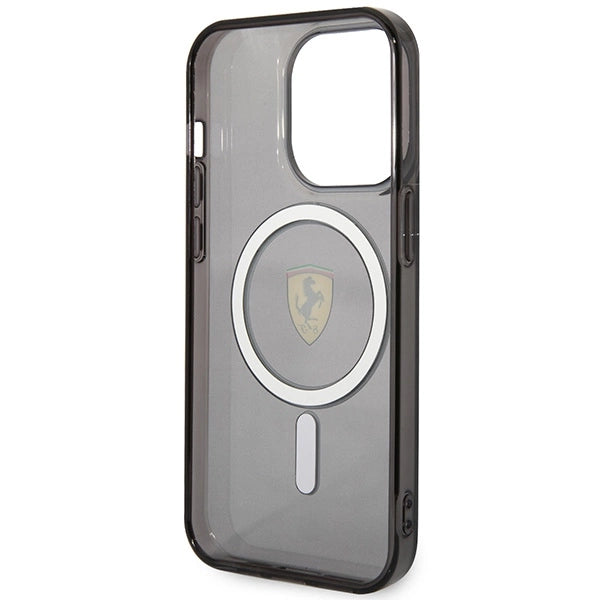 Ferrari FEHMP14XURKK iPhone 14 Pro Max 6,7" sort/sort hardcase Translucent Magsafe