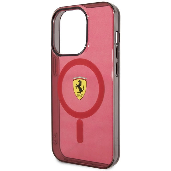 Ferrari FEHMP14XURKR iPhone 14 Pro Max 6,7" rød/rød hardcase Translucent Magsafe