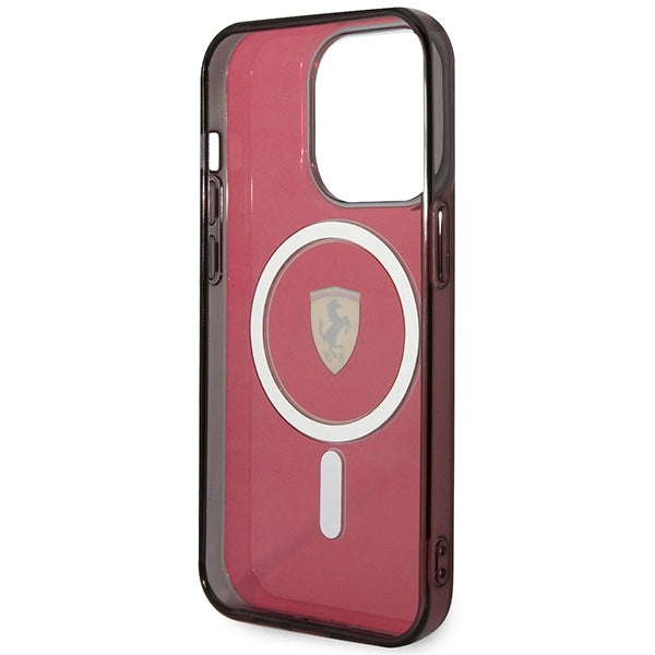 Ferrari FEHMP14XURKR iPhone 14 Pro Max 6,7" rød/rød hardcase Translucent Magsafe