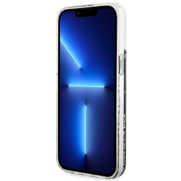 Guess GUHCP14XLCSGSGK iPhone 14 Pro Max 6.7" sort/sort hardcase Flydende Glitter Marmor