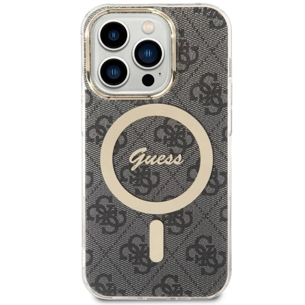 Guess 4G MagSafe-hylster til iPhone 14 Pro - sort