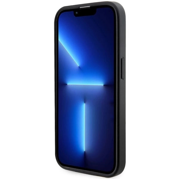 Guess GUHMP14LHGCFSEK iPhone 14 Pro 6.1" sort/sort hardcase GCube Stripes MagSafe