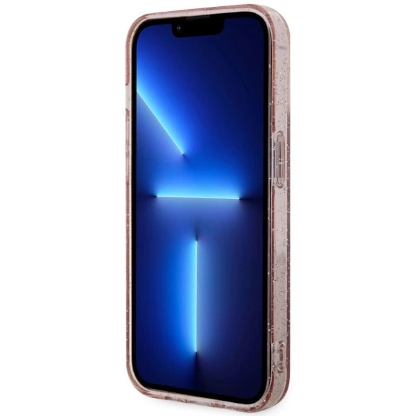 Guess GUHMP14MHCMCGP iPhone 14 Plus 6,7" pink/pink hardcase Glitter Gold MagSafe