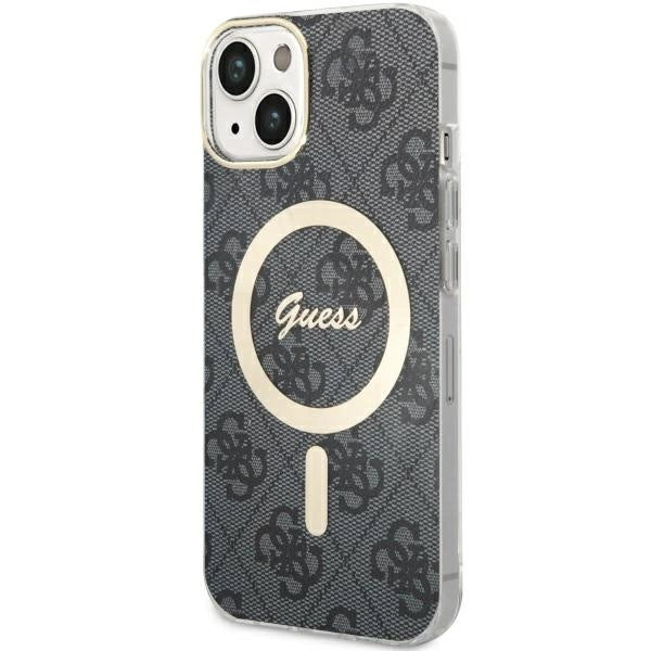 Guess 4G MagSafe-fodral til iPhone 14 - sort