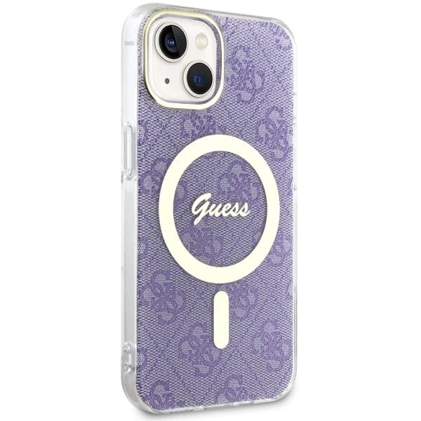 Guess 4G MagSafe-hylster til iPhone 14 - lilla