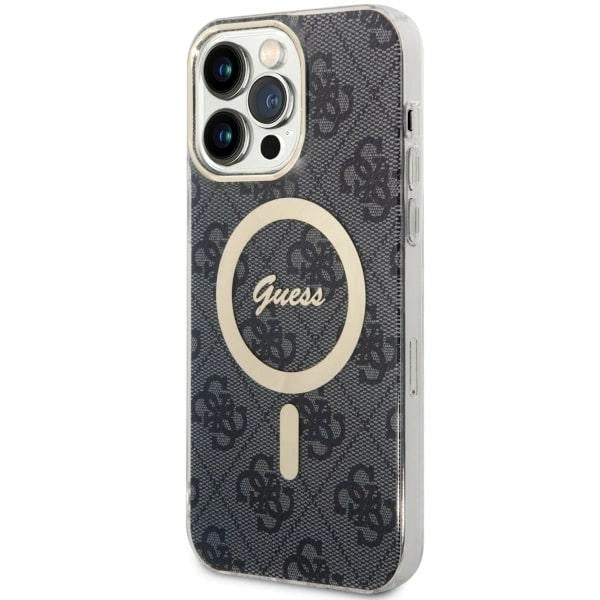 Guess 4G MagSafe-hylster til iPhone 14 Pro Max - sort