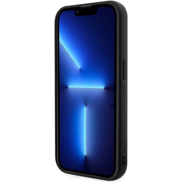Karl Lagerfeld KLHCP14L3DRKINK iPhone 14 Pro 6.1" black/black hardcase Rubber Ikonik 3D