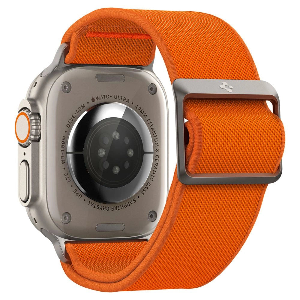 Spigen Fit Lite Ultra Strap for Apple Watch 4 / 5 / 6 / 7 / 8 / SE / Ultra (42/44/45/49 mm) - Orange