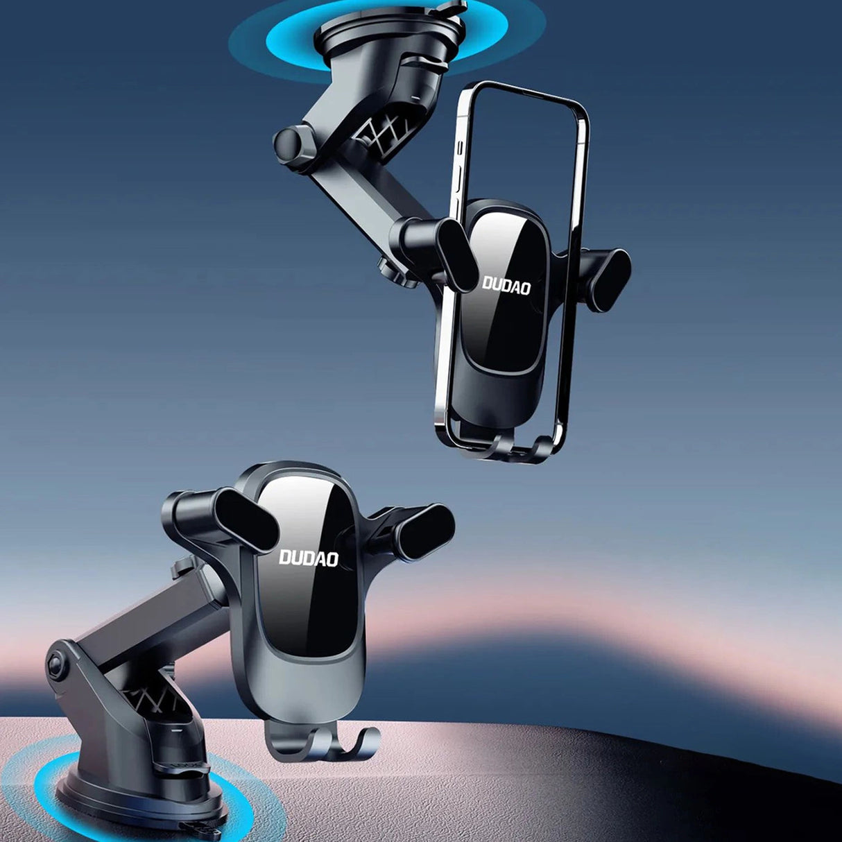 Biltelefonholder til Dudao F5Pro cockpit - sort