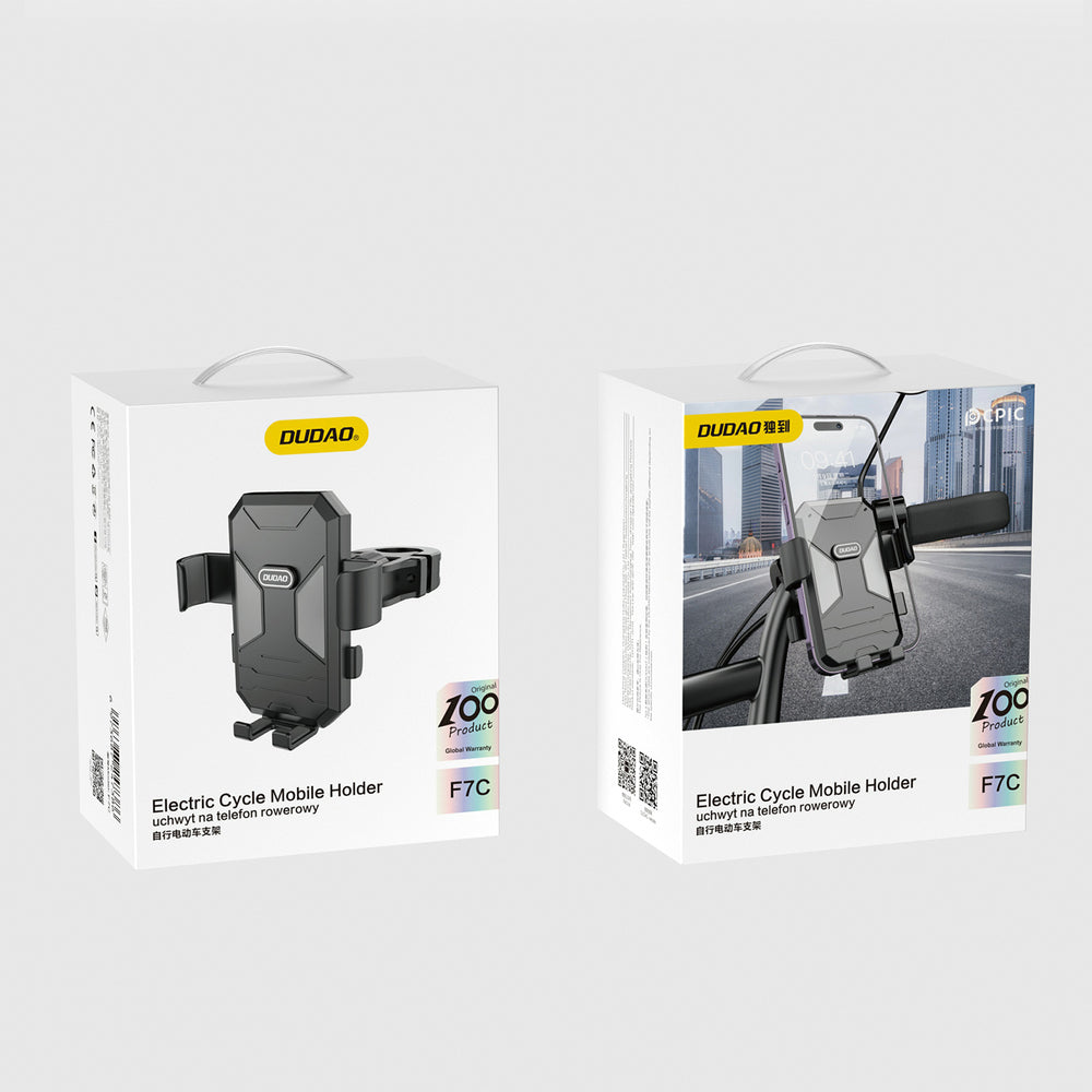Telefonholder til cykel / motorcykel Dudao F7C - sort
