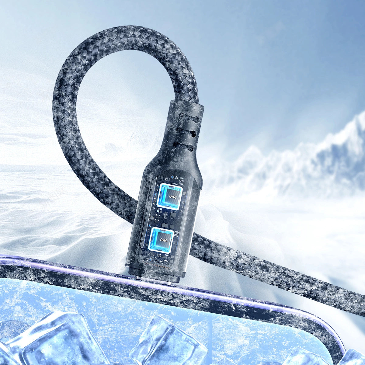 Joyroom Multi-Use Series S-A18 4in1 USB-A - USB-C / Lightning / Lightning / micro USB kabel 1,2 m - sort