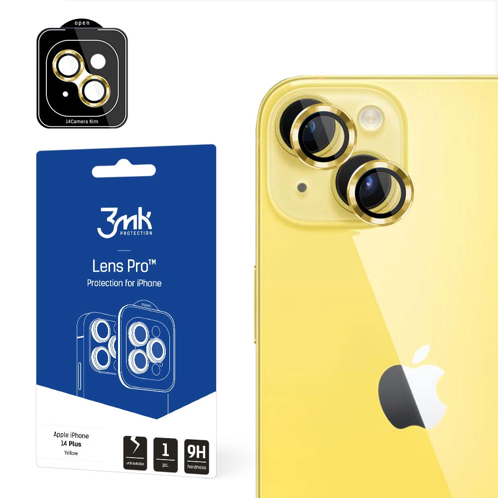 Apple iPhone 14 Plus - 3mk Lens Protection Pro Gul