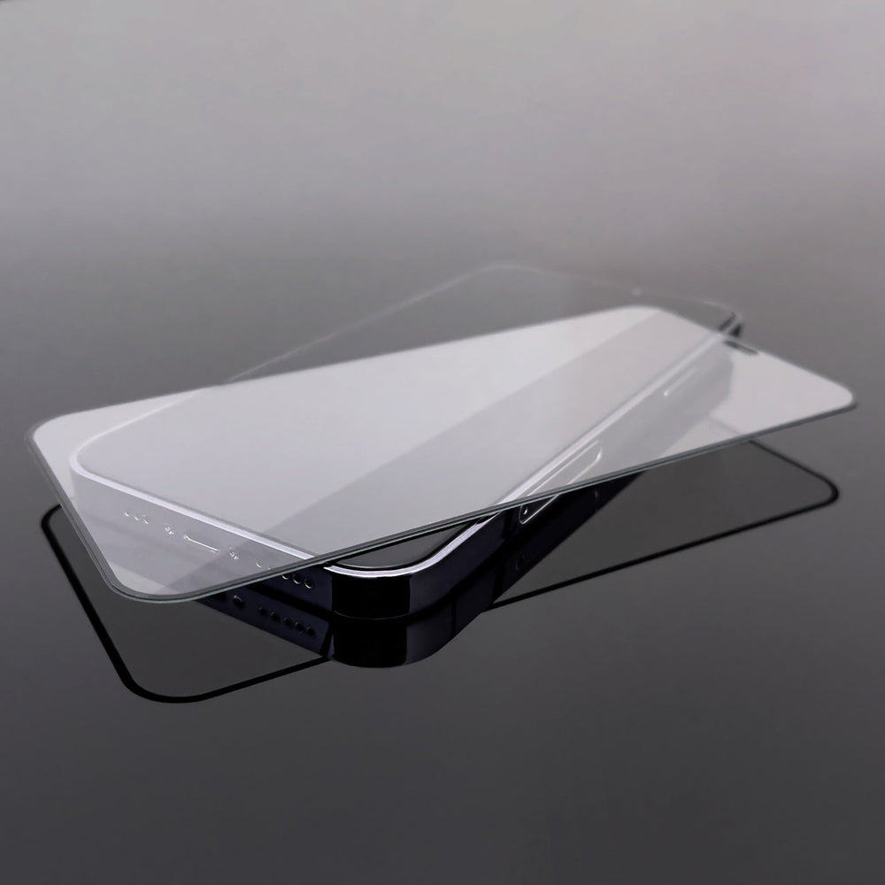 Wozinsky Full Glue iPhone 15 Plus Case Friendly Full Glue tempereret glas med ramme - sort