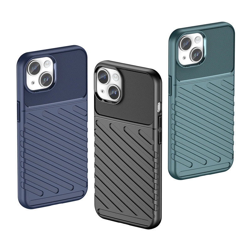 Armored iPhone 15 Plus Thunder Case - sort