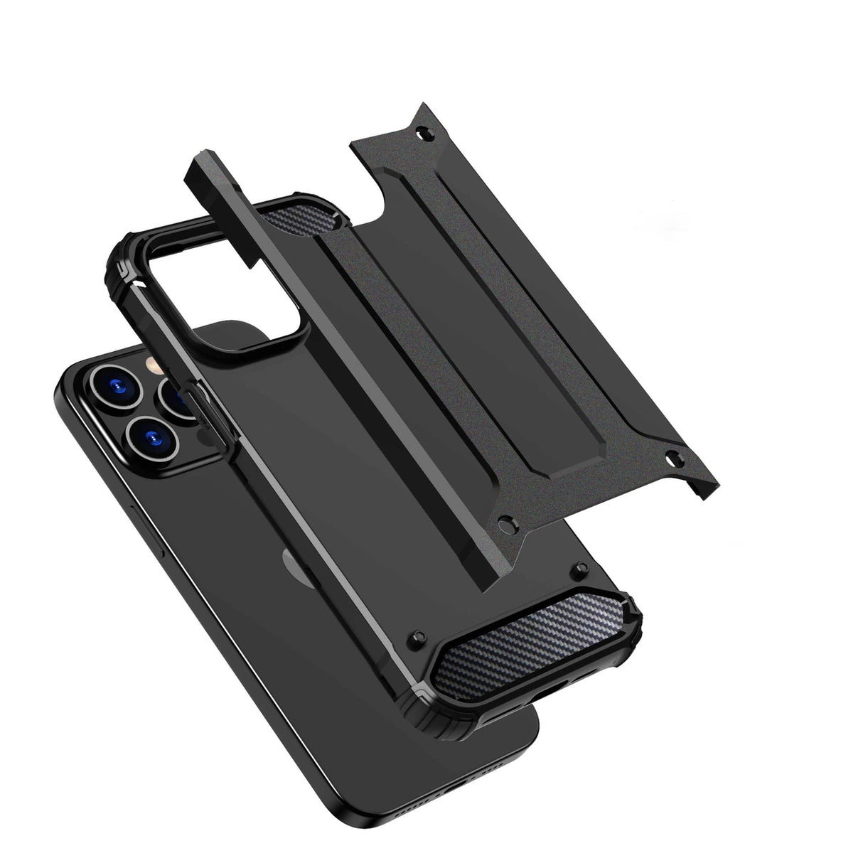 iPhone 15 Pro Max Hybrid Armor case - blå