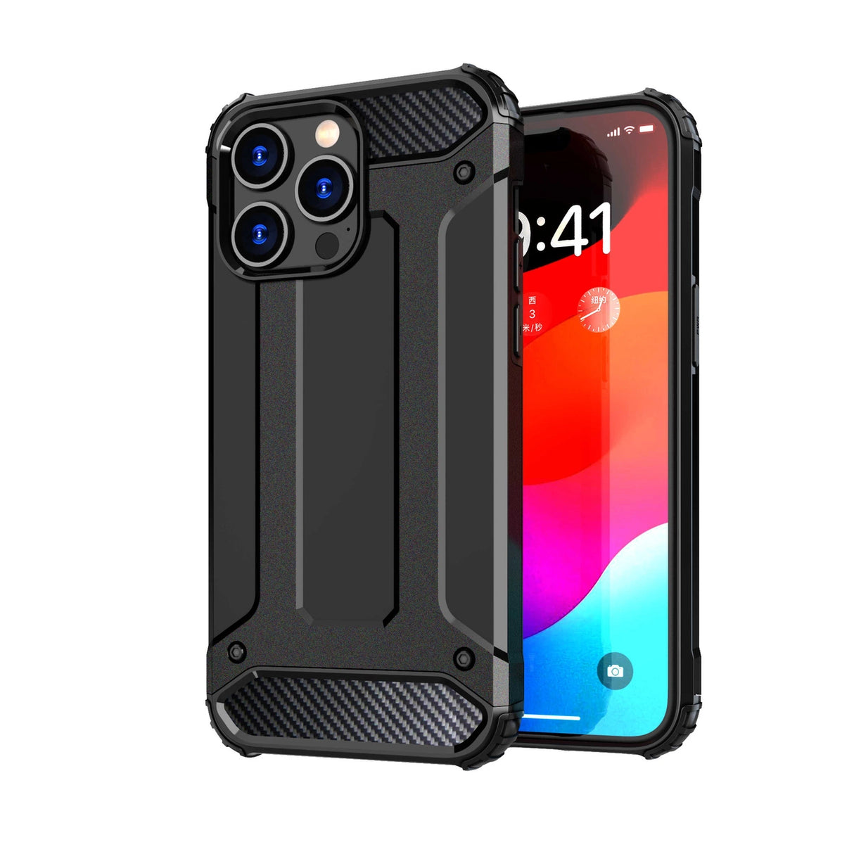 iPhone 15 Pro Hybrid Armor case - blå