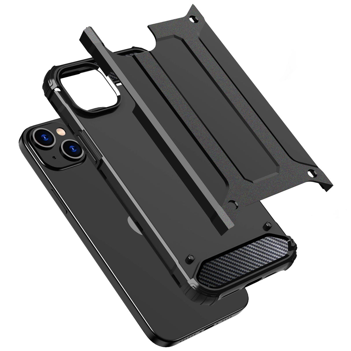 iPhone 15 Plus Hybrid Armor case - blå