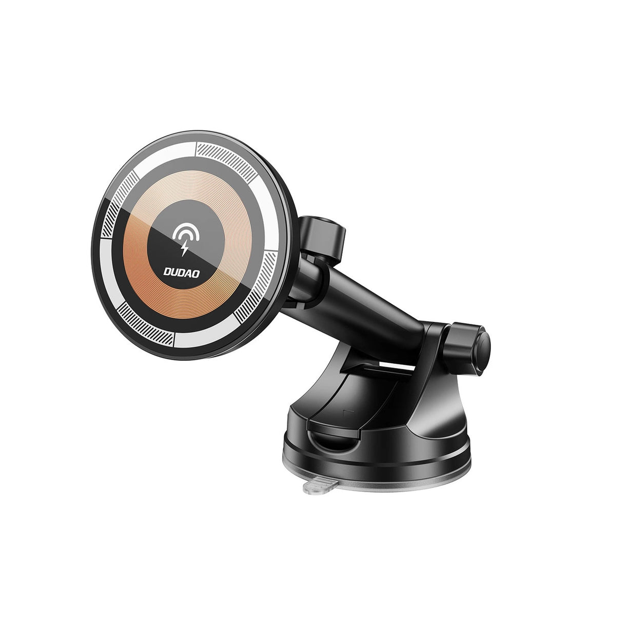 Magnetisk holder med MagSafe induktiv oplader til cockpit/luftventil 15W Dudao F12MAX+ - sort