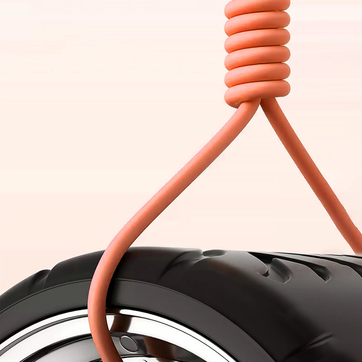 Dudao L24CL USB-C - Lightning vinklet kabel med 180° rotation 30W 1m - orange