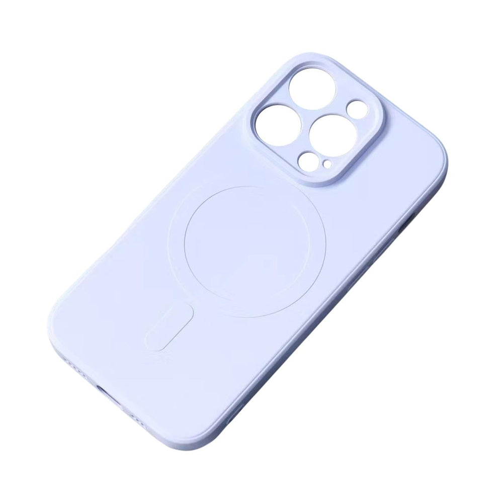 MagSafe Kompatibel Silicone Case til iPhone 15 Pro Max Silicone Case - Blå
