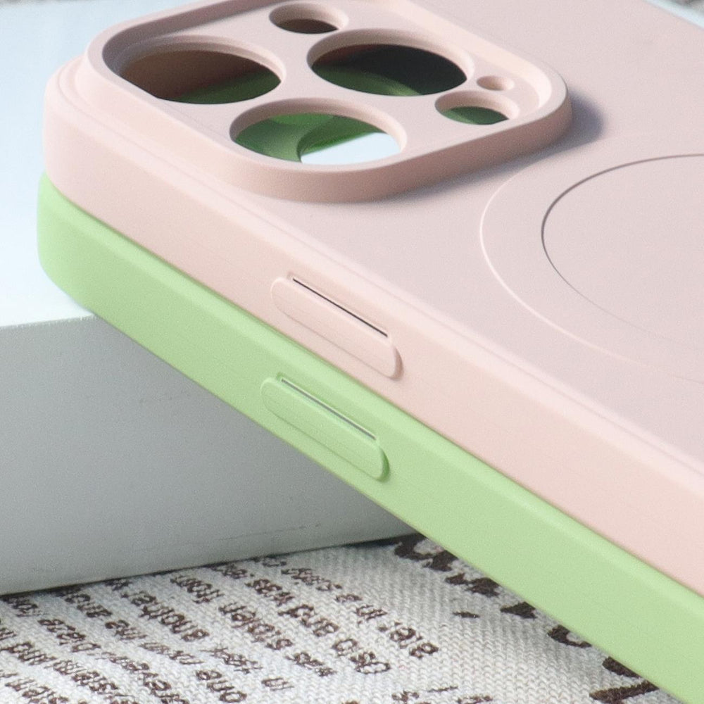 MagSafe-kompatibel silikonfoder til iPhone 15 Plus Silikonfoder - marineblå