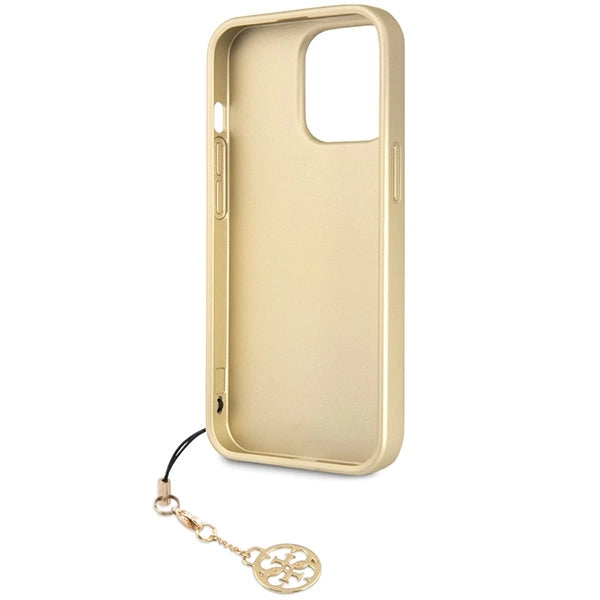 Guess 4G Charms Collection case til iPhone 14 Pro - grå