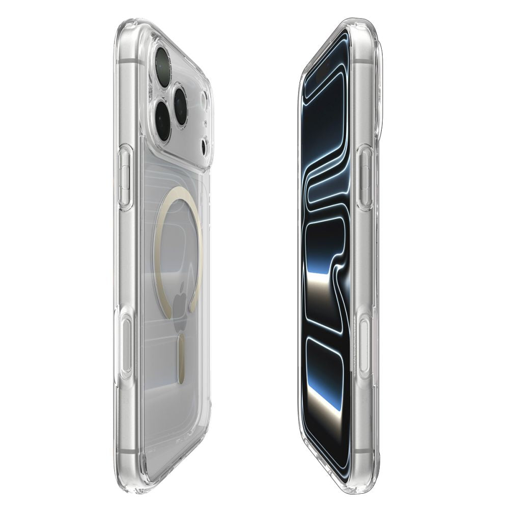 Spigen Ultra Hybrid Magsafe Iphone 17 Pro Max Klar/Guld