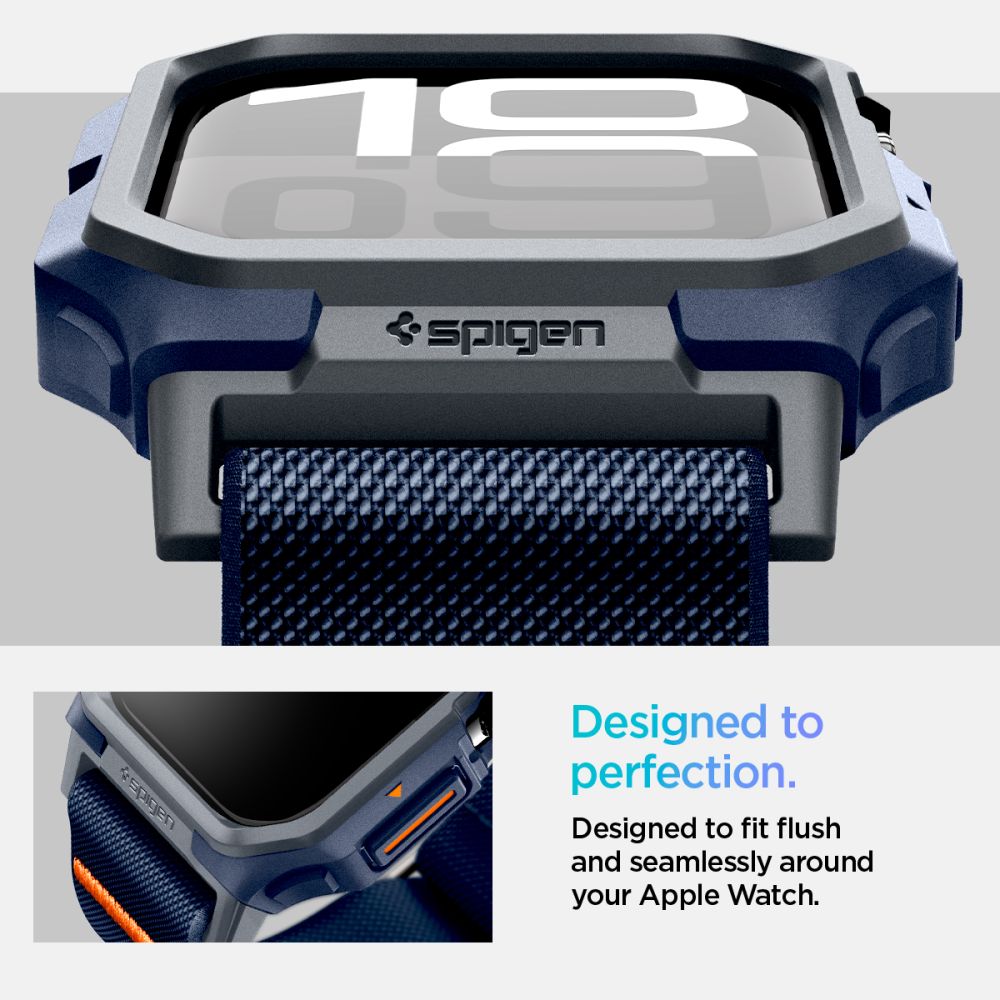 Spigen Lite Fit ”Pro” Apple Watch 10/11 (46 Mm) Marineblå