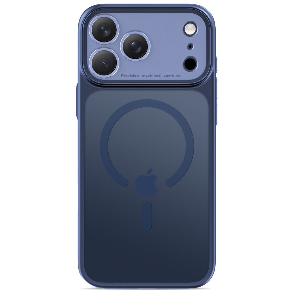Tech Protect Magprime Magsafe Cc Iphone 17 Pro Max / 18 Pro Max Mat Dyb Blå