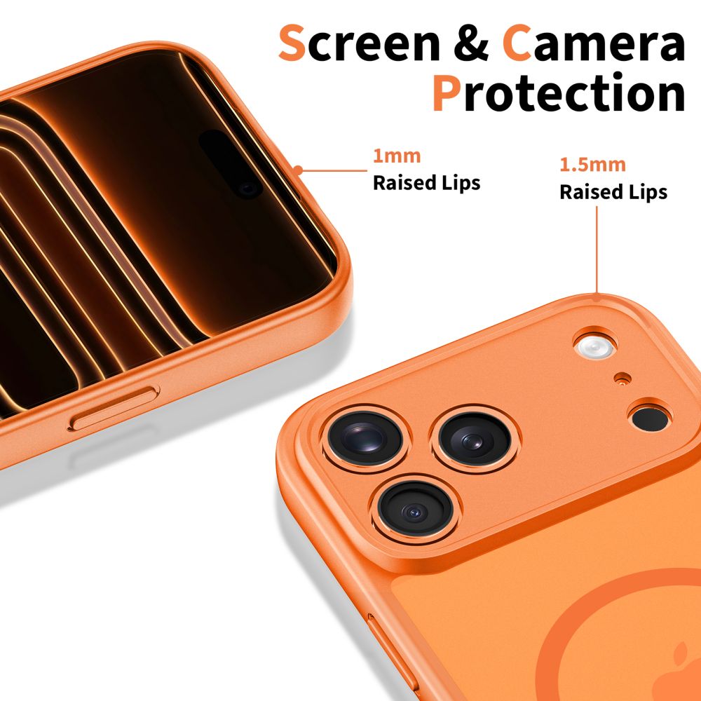 Tech Protect Basicmag Magsafe Iphone 17 Pro Mat Cosmic Orange