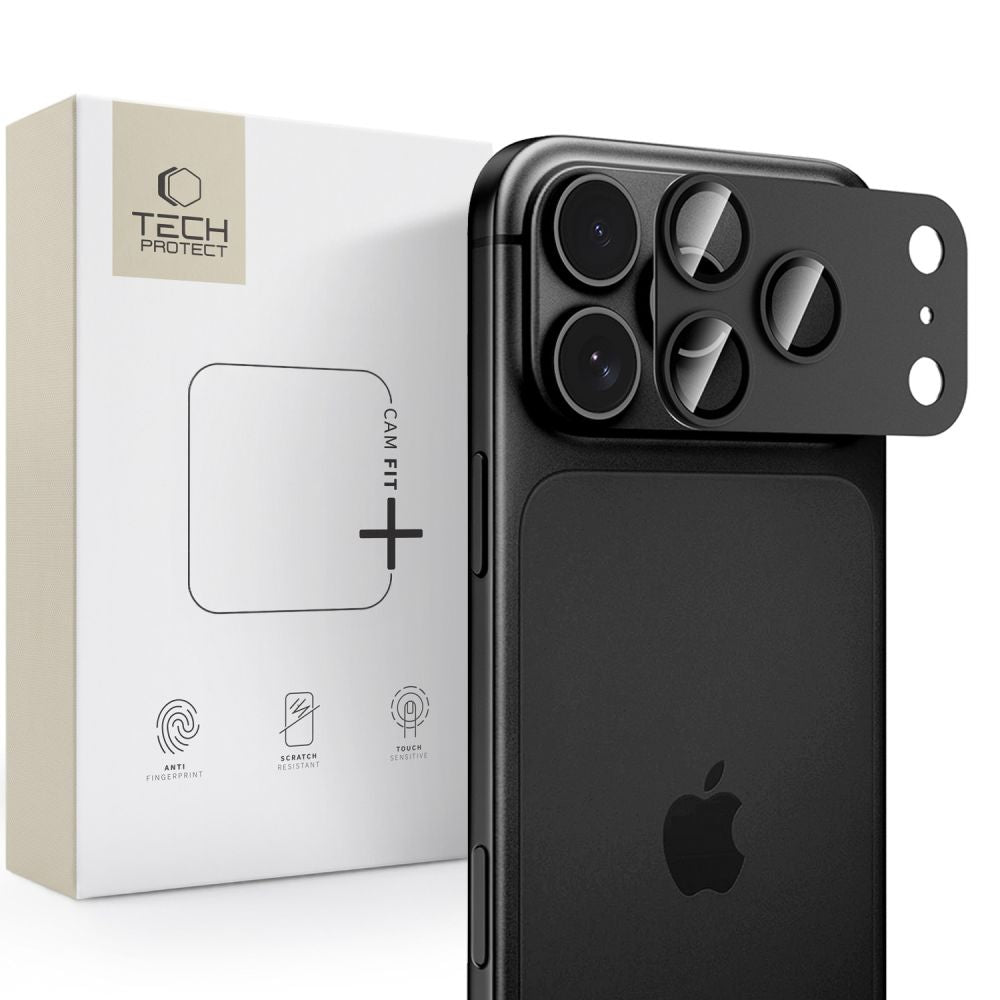 Kamera Beskyttelse Tech Protect Camfull Fit+ Iphone 18 Pro Max Sort