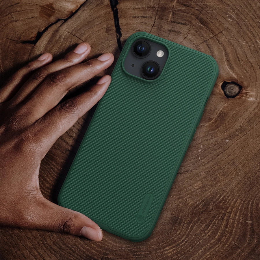 Nillkin Super Frosted Shield Pro forstærket fodtøj til iPhone 15 - sort