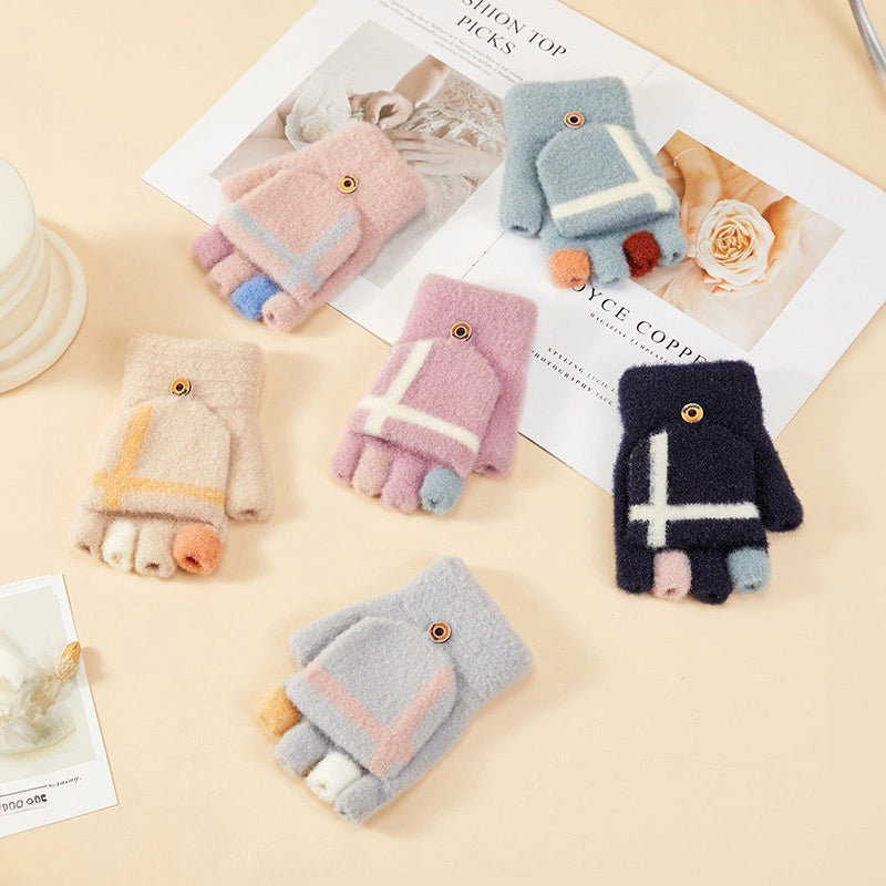 Vintertelefonhandsker til kvinder/børn - lyserøde
