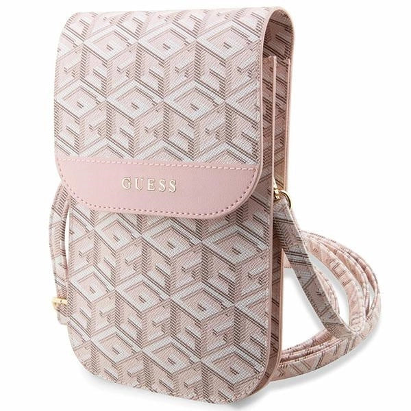Guess Håndtaske GUWBHGCFSEP pink/pink GCube Stripe