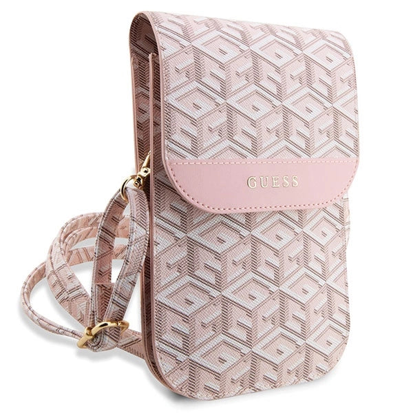 Guess Håndtaske GUWBHGCFSEP pink/pink GCube Stripe