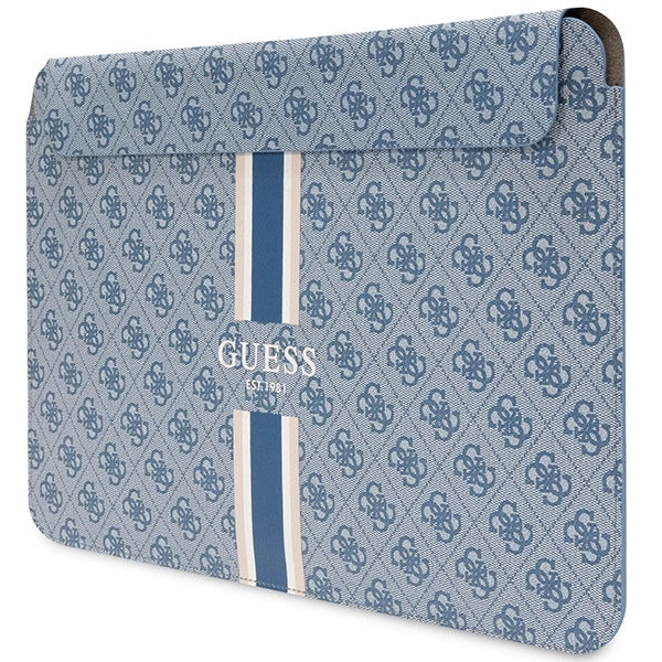 Guess 4G Printed Stripes cover til en 14" laptop - blå